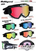PROGRIP GOGLE PG3204-185 DARK SIDE KOLOR CZARNY MATT (SZYBA PG3248 CZERWONA LUSTRZANA ANTISCRATCH, NO FOG, ANTI UV) (PG3204BKMRD