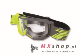 PROGRIP GOGLE PG3300-347 TR VISION KOLOR ŻÓŁTY FLUO SZARY (SZYBA PG3310 PRZEZROCZYSTA ANTISCRATCH, NO FOG, ANTI UV) (PZ3300TR-34