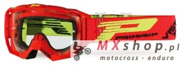 PROGRIP GOGLE PG3303-107 TR VISTA KOLOR CZERWONY (SZYBA PG3310 BEZBARWNA, ANTISCRATCH, NO FOG, ANTI UV + DRUGA GRATIS) (3303-107