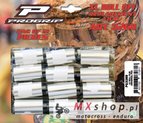 PROGRIP ROLKA ROLL OFF XL PG3269 SZEROKOŚĆ 4CM (12 SZT) (WSZYSTKIE MODELE Z WYJĄTKIEM GOGLI PG3303 VISTA) (PG3269BIG) (PG3269XL)