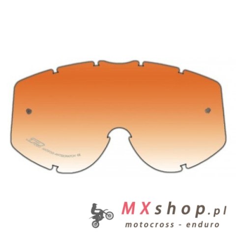 PROGRIP SZYBKA PG3222 DO GOGLI PG3200/PG3201/PG3204/PG3301/PG3400/PG3404/PG3450 ORANGE, ANTISCRATCH, ANTIFOG, GRUBOŚĆ 1 MM (PG32