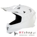 SHOT RACING WYPRZEDAŻ KASK MOTO LITE SOLID WHITE GLOSSY 2.0 KOLOR BIAŁY BŁYSZCZĄCY ROZMIAR L