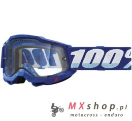 100 PROCENT GOGLE ACCURI 2 BLUE - DUAL PANE CLEAR - KOLOR NIEBIESKI/BIAŁY SZYBKA PRZEŻROCZYSTA PODWÓJNA