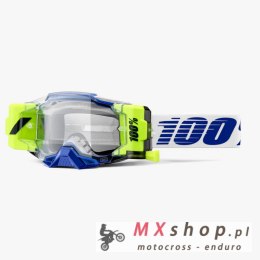 100 PROCENT GOGLE ARMEGA FORECAST ROLL-OFF BLUE - KOLOR NIEBIESKI/BIAŁY/ŻÓŁTY FLUO