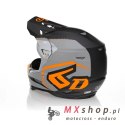 6D HELMETS KASK CROSS/ENDURO MODEL ATR-2 DELTA NEON ORANGE KOLOR CZARNY/SZARY/POMARAŃCZOWY ROZMIAR L ( 58 - 59 CM )