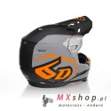 6D HELMETS KASK CROSS/ENDURO MODEL ATR-2 DELTA NEON ORANGE KOLOR CZARNY/SZARY/POMARAŃCZOWY ROZMIAR M ( 57 - 58 CM )