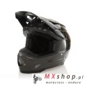 6D HELMETS KASK CROSS/ENDURO MODEL ATR-3 SOLID GLOSS BLACK KOLOR CZARNY/SZARY ROZMIAR L ( 58 - 59 CM )
