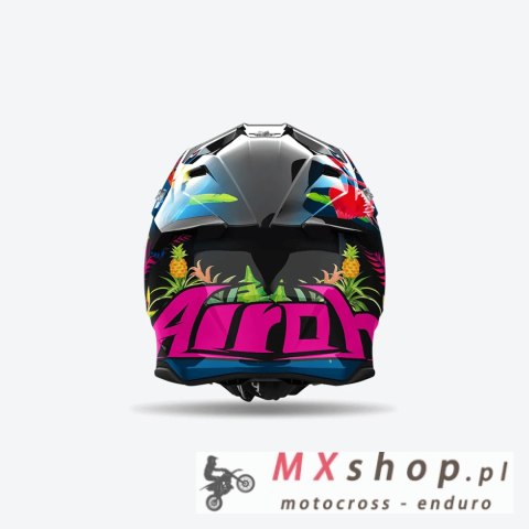 AIROH KASK CROSS / ENDURO / ATV / QUAD TWIST 3 AMAZONIA KOLOR CZARNY/ZIELONY/CZERWONY ROZMIAR M