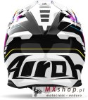 AIROH KASK CROSS / ENDURO / ATV / QUAD TWIST 3 RAINBOW KOLOR BIAŁY/CZARNY/ZÓŁTY/FIOLETOWY ROZMIAR L
