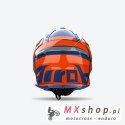 AIROH PROMOCJA KASK CROSS / ENDURO / ATV / QUAD AVIATOR ACE 2 ENGINE CERULEAN GLOSS KOLOR POMARAŃCZOWY/BIAŁY/NIEBIESKI ROZMIAR M