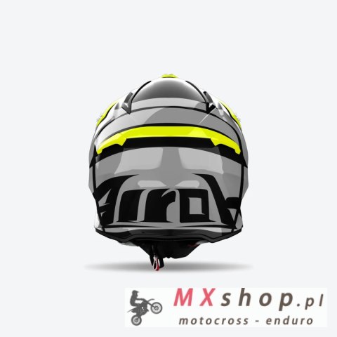AIROH PROMOCJA KASK CROSS / ENDURO / ATV / QUAD AVIATOR ACE 2 ENGINE KOLOR CZARNY/SZARY/ŻÓŁTY FLUO ROZMIAR L
