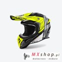 AIROH PROMOCJA KASK CROSS / ENDURO / ATV / QUAD AVIATOR ACE 2 ENGINE KOLOR CZARNY/SZARY/ŻÓŁTY FLUO ROZMIAR XL