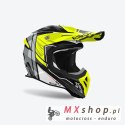 AIROH PROMOCJA KASK CROSS / ENDURO / ATV / QUAD AVIATOR ACE 2 ENGINE KOLOR CZARNY/SZARY/ŻÓŁTY FLUO ROZMIAR M