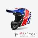 AIROH PROMOCJA KASK CROSS / ENDURO / ATV / QUAD AVIATOR ACE 2 PROUD KOLOR BIAŁY/NIEBIESKI/CZERWONY ROZMIAR XL