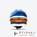 AIROH PROMOCJA KASK CROSS / ENDURO / ATV / QUAD AVIATOR ACE 2 SAKE ORANGE GLOSS KOLOR POMARAŃCZOWY/BIAŁY/NIEBIESKI ROZMIAR M
