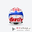 AIROH PROMOCJA KASK CROSS / ENDURO / ATV / QUAD TWIST 3 DIZZY KOLOR BIAŁY/NIEBIESKI/CZERWONY ROZMIAR XL