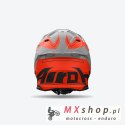 AIROH PROMOCJA KASK CROSS / ENDURO / ATV / QUAD TWIST 3 DIZZY KOLOR SZARY/POMARAŃCZOWY FLUO ROZMIAR L