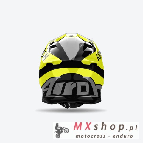 AIROH PROMOCJA KASK CROSS / ENDURO / ATV / QUAD TWIST 3 KING KOLOR SZARY/CZARNY/ŻÓŁTY FLUO ROZMIAR L