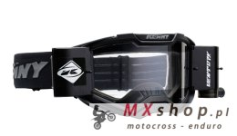 KENNY RACING GOGLE ROLL-OFF MODEL VENTURY KOLOR CZARNY SZYBA PRZEŻROCZYSTA