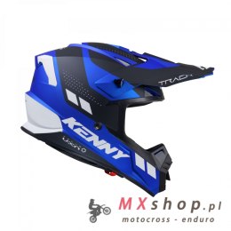 KENNY RACING KASK CROSS/ENDURO MODEL TRACK GRAPHIC CANDY BLUE MATT KOLOR CZARNY/NIEBIESKI/BIAŁY ROZMIAR XXL ( 63 - 64 CM )