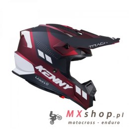 KENNY RACING KASK CROSS/ENDURO MODEL TRACK GRAPHIC CANDY RED MATT KOLOR CZARNY/CZERWONY/BIAŁY ROZMIAR XL ( 61 - 62 CM )