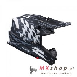 KENNY RACING KASK CROSS/ENDURO MODEL TRACK GRAPHIC DIRT MATT KOLOR CZARNY/SZARY ROZMIAR XL ( 61 - 62 CM )