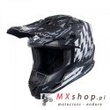 KENNY RACING KASK CROSS/ENDURO MODEL TRACK GRAPHIC DIRT MATT KOLOR CZARNY/SZARY ROZMIAR XL ( 61 - 62 CM )