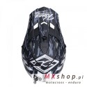 KENNY RACING KASK CROSS/ENDURO MODEL TRACK GRAPHIC DIRT MATT KOLOR CZARNY/SZARY ROZMIAR XL ( 61 - 62 CM )