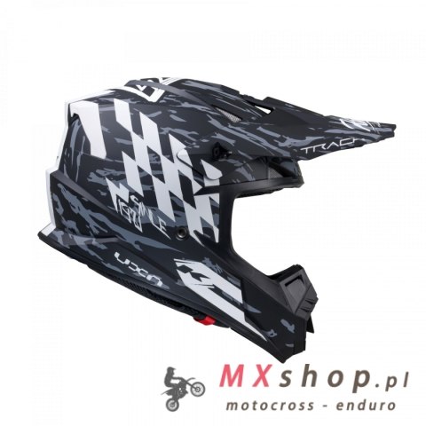 KENNY RACING KASK CROSS/ENDURO MODEL TRACK GRAPHIC DIRT MATT KOLOR CZARNY/SZARY ROZMIAR XXL ( 63 - 64 CM )