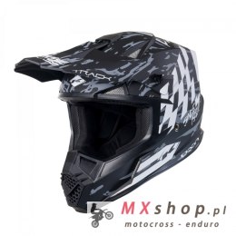 KENNY RACING KASK CROSS/ENDURO MODEL TRACK GRAPHIC DIRT MATT KOLOR CZARNY/SZARY ROZMIAR XXL ( 63 - 64 CM )