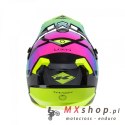 KENNY RACING KASK CROSS/ENDURO MODEL TRACK GRAPHIC NEON KOLOR CZARNY/ZIELONY/RÓŻOWY ROZMIAR XL ( 61 - 62 CM )
