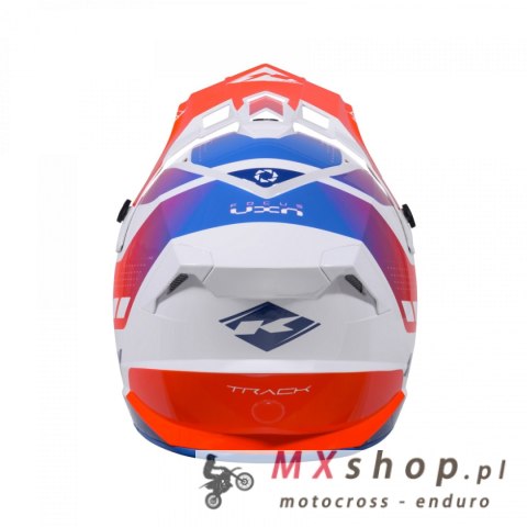 KENNY RACING KASK CROSS/ENDURO MODEL TRACK GRAPHIC PATRIOT KOLOR BIAŁY/NIEBIESKI/CZERWONY ROZMIAR XL ( 61 - 62 CM )