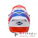KENNY RACING KASK CROSS/ENDURO MODEL TRACK GRAPHIC PATRIOT KOLOR BIAŁY/NIEBIESKI/CZERWONY ROZMIAR XXL ( 63 - 64 CM )