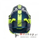 KENNY RACING KASK CROSS/ENDURO MODEL TRACK GRAPHIC ZOOM PETROL KOLOR NIEBIESKI/ŻÓŁTY ROZMIAR XL ( 61 - 62 CM )