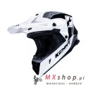 KENNY RACING WYPRZEDAŻ KASK CROSS/ENDURO MODEL TITANIUM MIPS BLACK/WHITE KOLOR BIAŁY/CZARNY ROZMIAR L ( 59 - 60 CM )