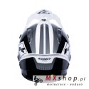 KENNY RACING WYPRZEDAŻ KASK CROSS/ENDURO MODEL TITANIUM MIPS BLACK/WHITE KOLOR BIAŁY/CZARNY ROZMIAR L ( 59 - 60 CM )