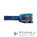 LEATT GOGLE ROWEROWE VELOCITY 4.0 GOGGLE MTB CYAN 83% KOLOR GRANATOWY/NIEBIESKI SZYBKA PRZEŹROCZYSTA