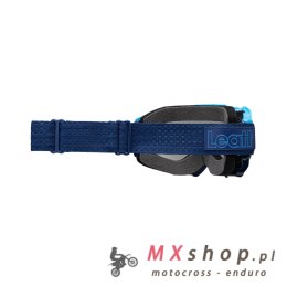 LEATT GOGLE ROWEROWE VELOCITY 4.0 GOGGLE MTB CYAN 83% KOLOR GRANATOWY/NIEBIESKI SZYBKA PRZEŹROCZYSTA