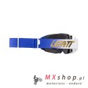LEATT GOGLE ROWEROWE VELOCITY 5.0 MTB IRIZ GOGGLE ULTRABLUE BRONZE 68% - KOLOR BIAŁY/GRANATOWY SZYBKA LUSTRZANA BRĄZOWA