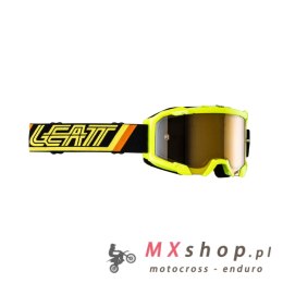 LEATT GOGLE VELOCITY 4.5 IRIZ CITRUS BRONZE UC 68% - KOLOR ŻÓŁTY/CZARNY/POMARAŃCZOWY SZYBKA BRĄZ LUSTRO