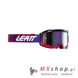 LEATT GOGLE VELOCITY 4.5 IRIZ SUNDOWN PURPLE 78% - KOLOR FIOLETOWY/CZERWONY SZYBKA FIOLETOWA LUSTRO