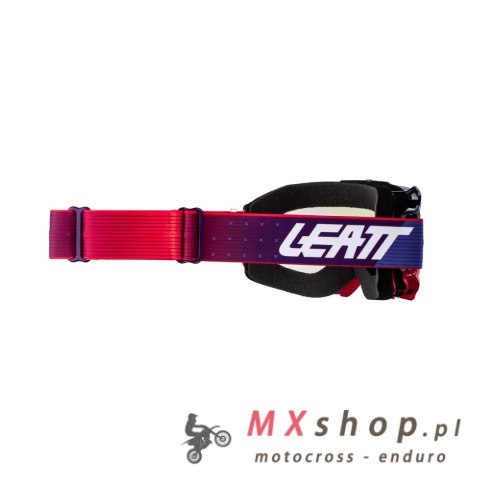 LEATT GOGLE VELOCITY 4.5 IRIZ SUNDOWN PURPLE 78% - KOLOR FIOLETOWY/CZERWONY SZYBKA FIOLETOWA LUSTRO