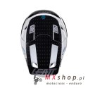 LEATT KASK MOTO 8.5 V24 (+GOGLE VELOCITY 5.5 GRATIS) HELMET KIT BLACK/WHITE KOLOR CZARNY/BIAŁY ROZMIAR L (59-60 cm)