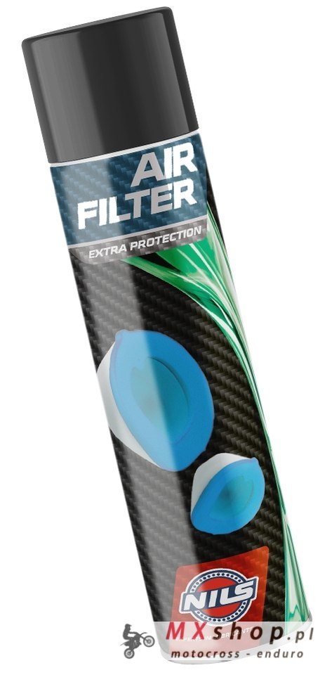 NILS AIR FILTER SPRAY PŁYN (OLEJ) DO NASĄCZANIA FILTRÓW POWIETRZA W SPRAY'U 600 ML (AKC)