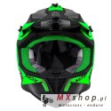 NOX PROMOCJA KASK CROSS / OFFROAD N633 FUSION KOLOR CZARNY MAT/ZIELONY ROZMIAR XXL (ZAPIĘCIE MIKROMETRYCZNE)