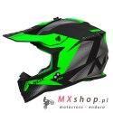 NOX PROMOCJA KASK CROSS / OFFROAD N633 FUSION KOLOR CZARNY MAT/ZIELONY ROZMIAR M (ZAPIĘCIE MIKROMETRYCZNE)