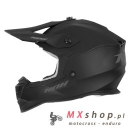 NOX PROMOCJA KASK CROSS / OFFROAD N633 SOLID KOLOR CZARNY MAT ROZMIAR XL (ZAPIĘCIE MIKROMETRYCZNE)