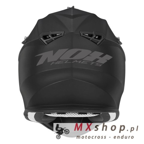 NOX PROMOCJA KASK CROSS / OFFROAD N633 SOLID KOLOR CZARNY MAT ROZMIAR XXL (ZAPIĘCIE MIKROMETRYCZNE)
