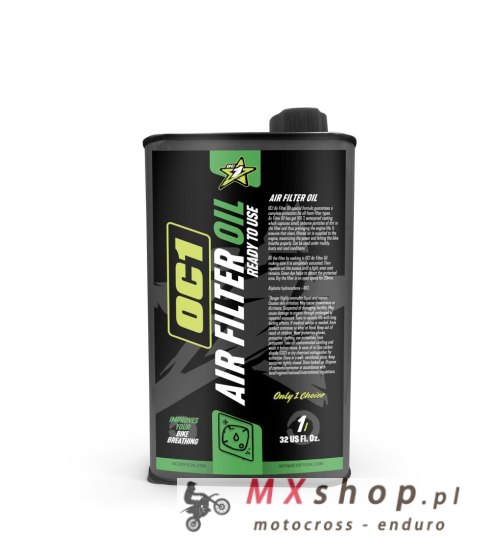 OC1 AIR FILTER OIL OLEJ DO FILTRÓW POWIETRZA 1L