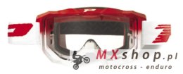 PROGRIP GOGLE PG3200-130 TR VENOM KOLOR CZERWONY/BIAŁY (SZYBA PG3210 ANTISCRATCH, NO FOG, ANTI UV) (3200-130 TR)